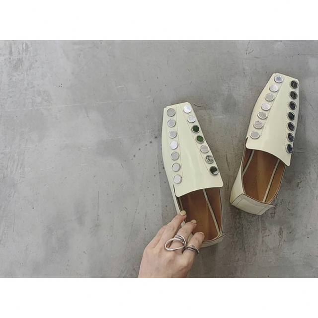 適切な価格 SANDERバブーシュ ジルサンダーJIL - Sander Jil フラット