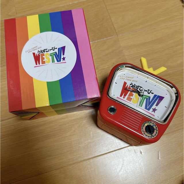 ジャニーズWEST(ジャニーズウエスト)のWESTV 目覚まし時計 エンタメ/ホビーのタレントグッズ(アイドルグッズ)の商品写真
