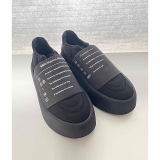 エムエムシックス(MM6)の【新品】MM6 MaisonMargiela  ブラック スニーカー(スニーカー)