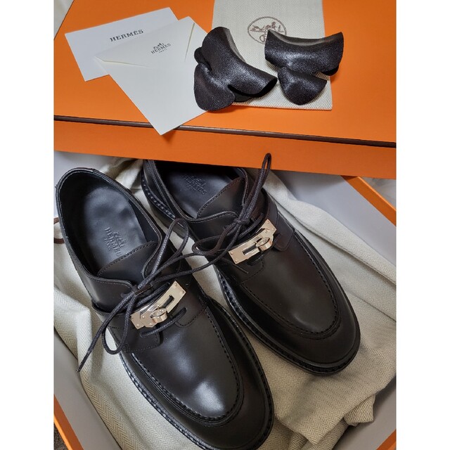 Hermes - 新品 ☆ HERMES エルメス オックスフォード ローファーの通販 Hermes - 新品 ☆ HERMES エルメス オックスフォード ローファーの通販