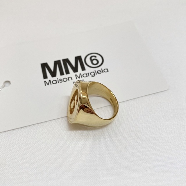 MM6 Maison Margielaマルジェラ ロゴ入りリング 指輪 M
