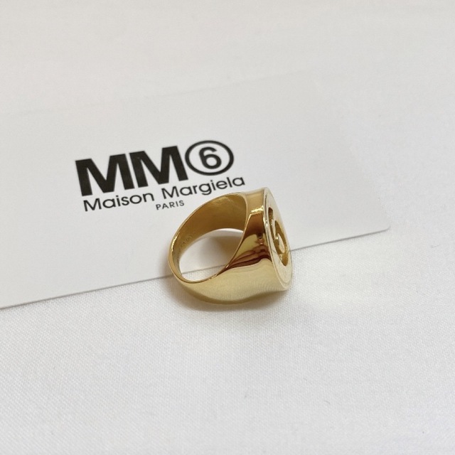 MM6 Maison Margielaマルジェラ　ロゴ入りリング　　指輪　M