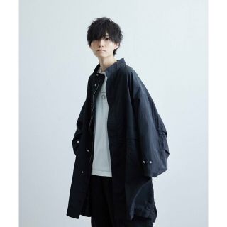 ジュンレッド(JUNRED)の【ブラック（01）】こめ*JUNRed オーバーナイロンモッズコート(モッズコート)