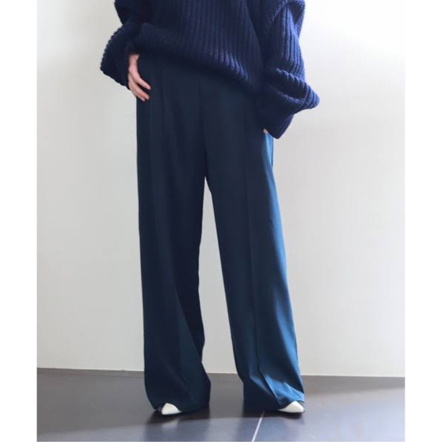 CITYSHOP　PIN TUCK WIDE パンツ　ブラック