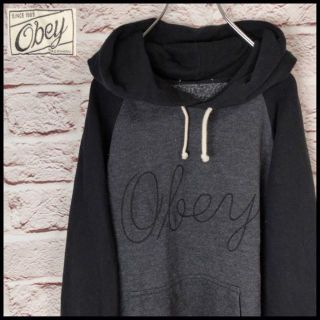 オベイ(OBEY)のObey　パーカー　メンズ　レディース　ゆるだぼ　アメカジ(パーカー)