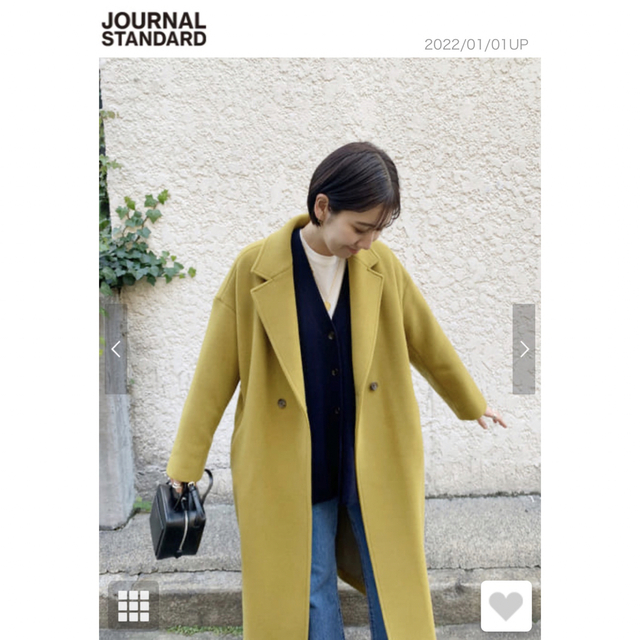 JOURNAL STANDARD(ジャーナルスタンダード)のJOURNAL STANDARD 大人気ダブルモッサロングコート  レディースのジャケット/アウター(ロングコート)の商品写真