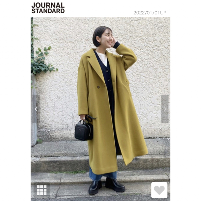 JOURNAL STANDARD(ジャーナルスタンダード)のJOURNAL STANDARD 大人気ダブルモッサロングコート  レディースのジャケット/アウター(ロングコート)の商品写真