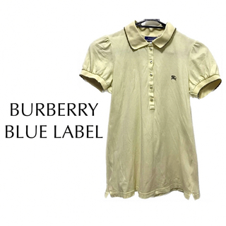 バーバリーブルーレーベル(BURBERRY BLUE LABEL)のBURBERRY BLUE LABEL  パフスリーブ 半袖 ポロシャツ(ポロシャツ)