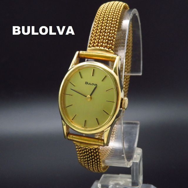 BULOVA 手巻き腕時計 ゴールド アンティーク