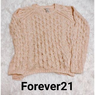 フォーエバートゥエンティーワン(FOREVER 21)のForever21 綿 セーター ピンク レディース(ニット/セーター)