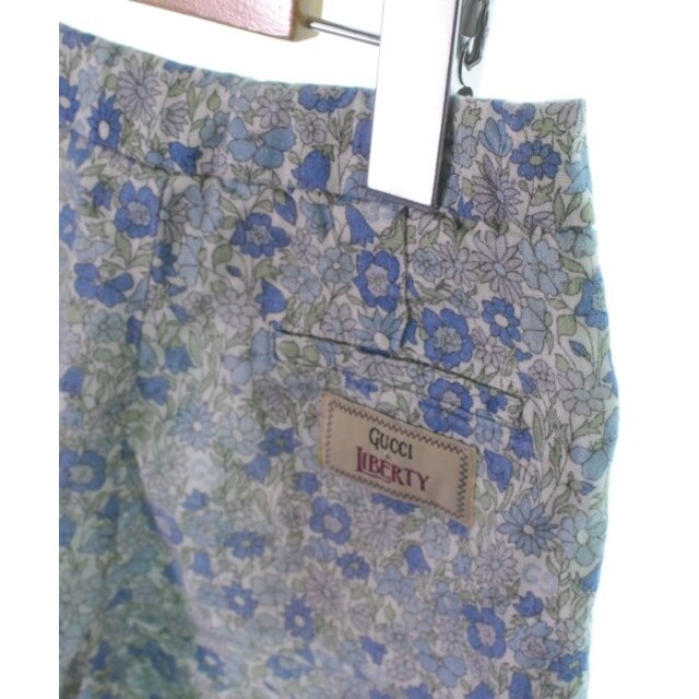 Gucci - GUCCI グッチ パンツ(その他) 4 青x白(花柄) 【古着】【中古