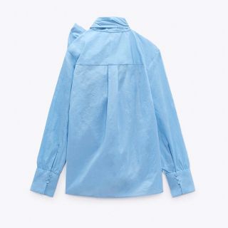 新品未使用　タグ付き　完売入手困難　ZARA コーデュロイジャケット 空色　XS