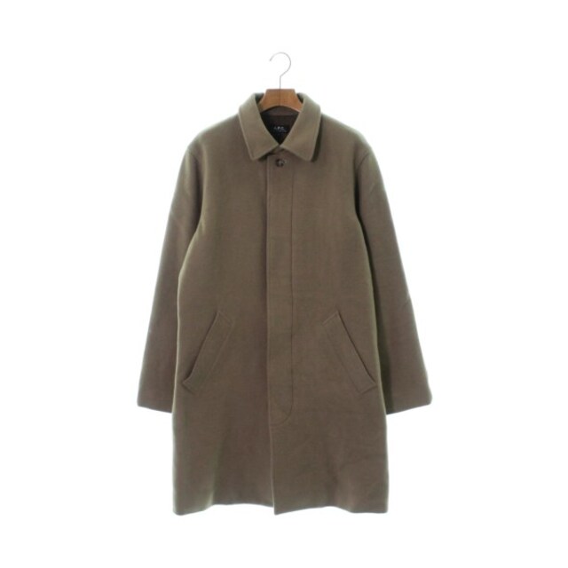 A.P.C. アーペーセー ステンカラーコート S キャメル 【古着】【中古