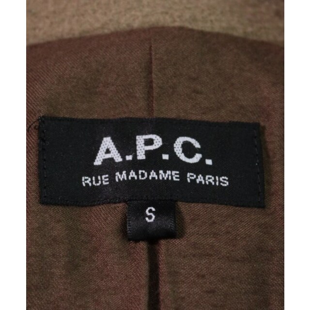 A.P.C. アーペーセー ステンカラーコート S キャメル 【古着】【中古】 メンズのジャケット/アウター(ステンカラーコート)の商品写真