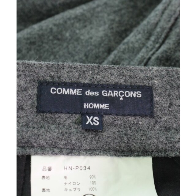 COMME des GARCONS HOMME パンツ（その他） XS グレー