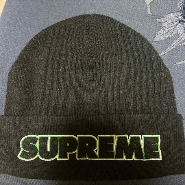 超希少品！Supreme Outline Beanie コムドットゆうた着用