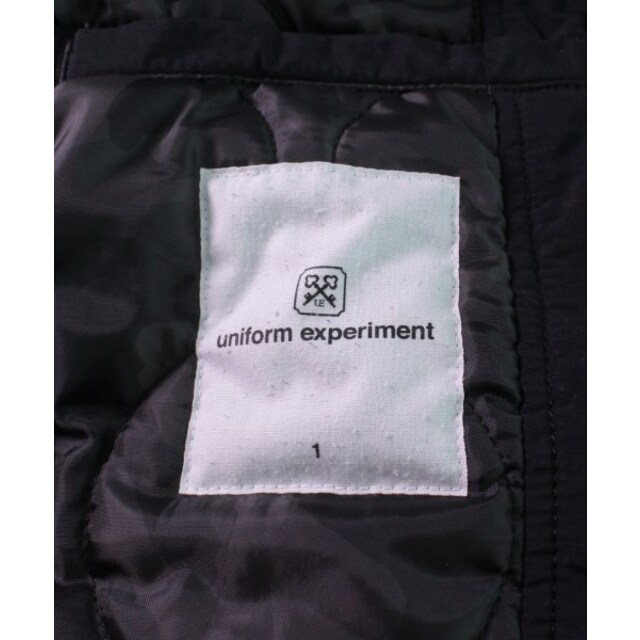 uniform experiment(ユニフォームエクスペリメント)のuniform experiment モッズコート 1(S位) 黒 【古着】【中古】 メンズのジャケット/アウター(モッズコート)の商品写真