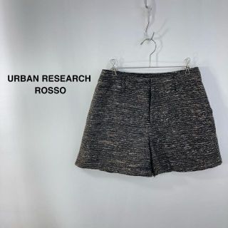 アーバンリサーチロッソ(URBAN RESEARCH ROSSO)の☆専用☆アーバンリサーチ　ロッソ ショートパンツ ブラック ゴールド レディース(ショートパンツ)