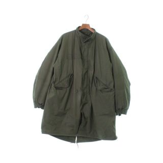 ミリタリー(MILITARY)のMILITARY ミリタリー モッズコート M カーキ 【古着】【中古】(モッズコート)