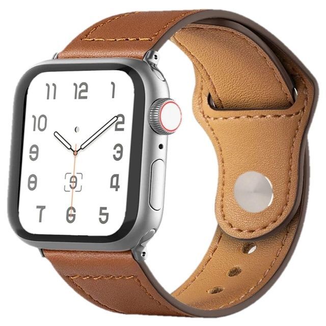 AppleWatch 革バンド 42 44 45 レザーアップルウォッチ 13 メンズの時計(レザーベルト)の商品写真