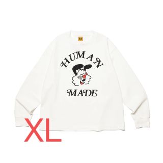 ヒューマンメイド(HUMAN MADE)のhuman made girl's don't cry ロンT ホワイト　XL(Tシャツ/カットソー(七分/長袖))