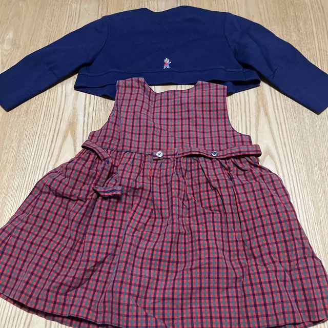 familiar(ファミリア)のファミリア　ボレロ　ワンピース　セット　100センチ キッズ/ベビー/マタニティのキッズ服女の子用(90cm~)(ドレス/フォーマル)の商品写真