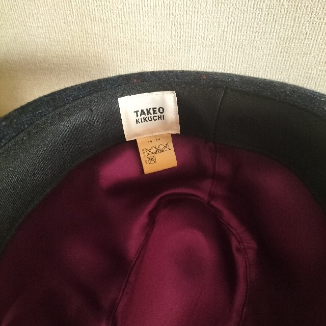 TAKEO KIKUCHI(タケオキクチ)のTAKEO KIKUCHI ウール中折れ帽　ハット　未使用 メンズの帽子(ハット)の商品写真