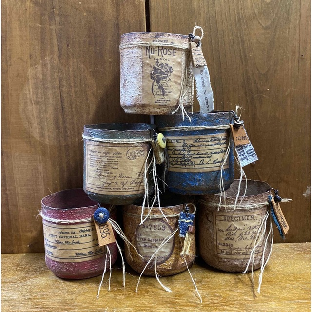 リメ缶リメイク缶6個の通販 by tiro's shop|ラクマ