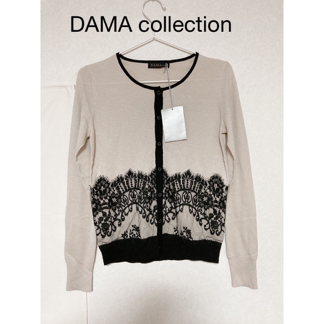 dinos   DAMA collection レース 切り替え シルク カシミヤ