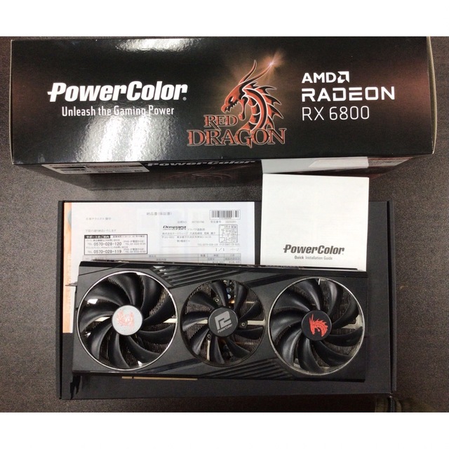 PCパーツPowerColor AMD Radeon RX 6800