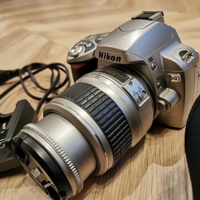 【ジャンク】Nikon D40☆ゴム部にべたつきあり 6