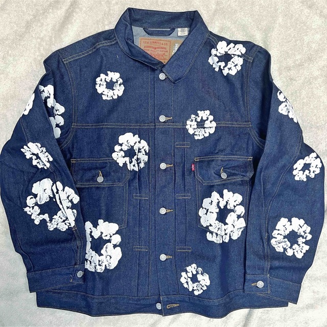 XL DENIM TEARS TYPE 2 ALL OVER WREATH