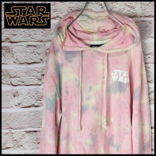 【US古着】STAR WARS　パーカー　ダイダイ　レディース【SM】(パーカー)