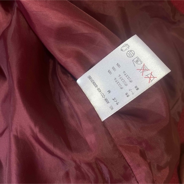 Ank Rouge(アンクルージュ)のAnkRouge アンクルージュ セーラー アウター 赤 ジャケット コート M レディースのジャケット/アウター(ピーコート)の商品写真