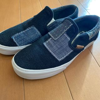 ヴァンズ(VANS)のVANS Classic Slip-On CA/デニム　パッチワーク(スリッポン/モカシン)