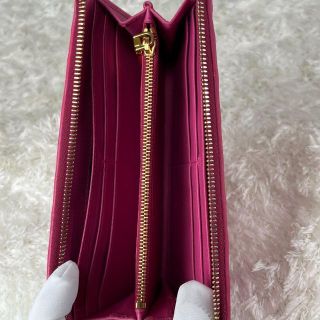 miumiu - ミュウミュウ マテラッセ 長財布 ピンク L字 ファスナー