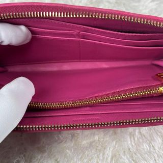 miumiu - ミュウミュウ マテラッセ 長財布 ピンク L字 ファスナー
