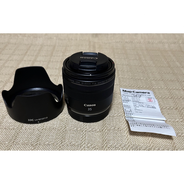 Canon RF35mm F1.8 マクロ IS STM +レンズフード 2022年春の www.gold ...