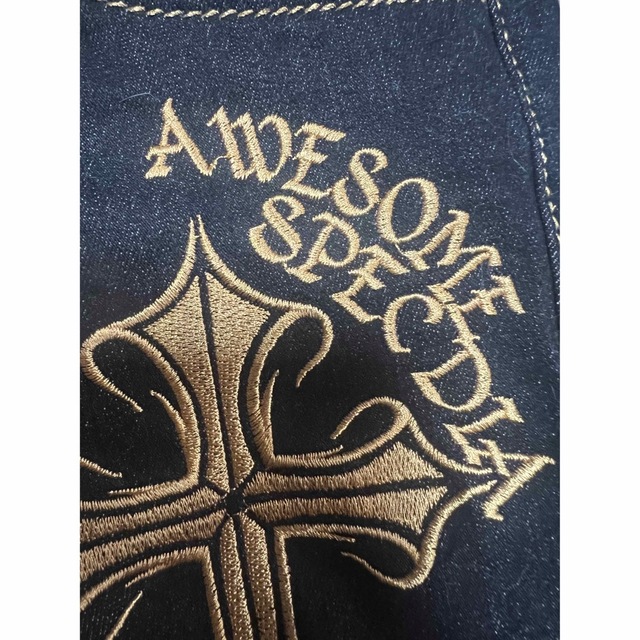 クロス刺繍入り デニムスキニー d.i.aロゴ入り tukoalberto.com