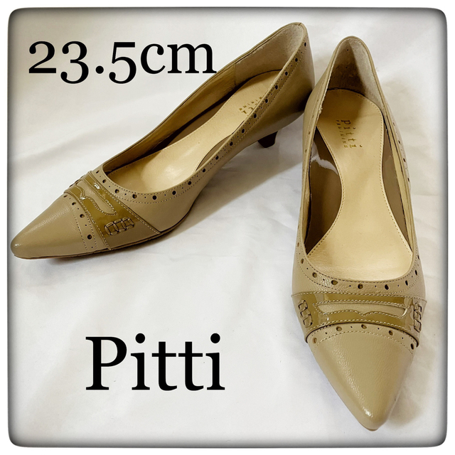【美品】Pitti feminine ポインテッドトゥパンプス 23.5cm | フリマアプリ ラクマ