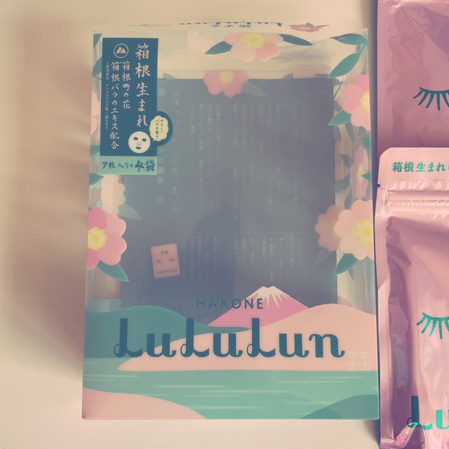 LuLuLun(ルルルン)のlululun フェイスマスク7枚入りx4袋　箱根　新品 コスメ/美容のスキンケア/基礎化粧品(パック/フェイスマスク)の商品写真