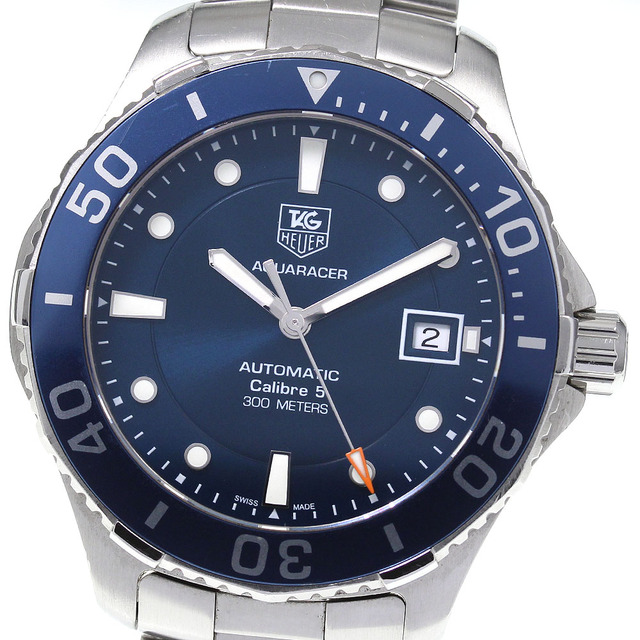 高額売筋】 デイト キャリバー5 アクアレーサー HEUER】タグホイヤー