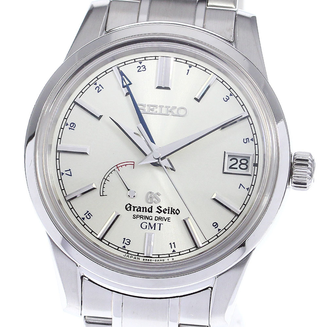 メーカーOH済【SEIKO】セイコー グランドセイコー GMT パワーリザーブ SBGE025/9R66-0AL0 スプリングドライブ メンズ_731003