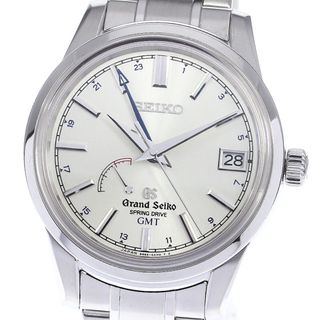 セイコー(SEIKO)のメーカーOH済【SEIKO】セイコー グランドセイコー GMT パワーリザーブ SBGE025/9R66-0AL0 スプリングドライブ メンズ_731003(腕時計(アナログ))