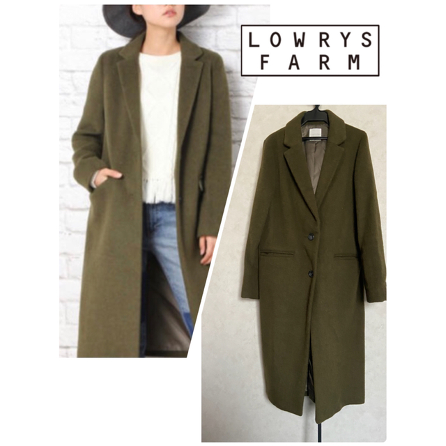 LOWRYS FARM(ローリーズファーム)のLOWRYS FARM  チェスターコート 【未使用】 レディースのジャケット/アウター(チェスターコート)の商品写真