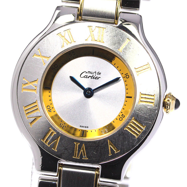 素晴らしい外見 Cartier - レディース_717001 クォーツ W10072R6 LM マスト21 【CARTIER】カルティエ 腕時計