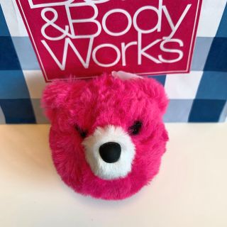 バスアンドボディーワークス(Bath & Body Works)の【新品】バスアンドボディワークス ジェル ホルダー ピンクテディベア(キーホルダー)