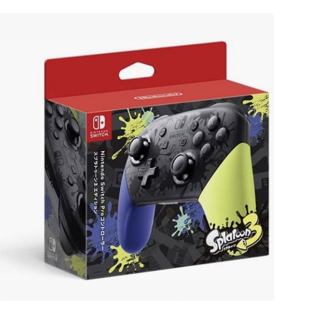 Nintendo Switch(ニンテンドースイッチ)のNintendo Switch proコントローラー スプラトゥーン3 プロコン エンタメ/ホビーのゲームソフト/ゲーム機本体(その他)の商品写真