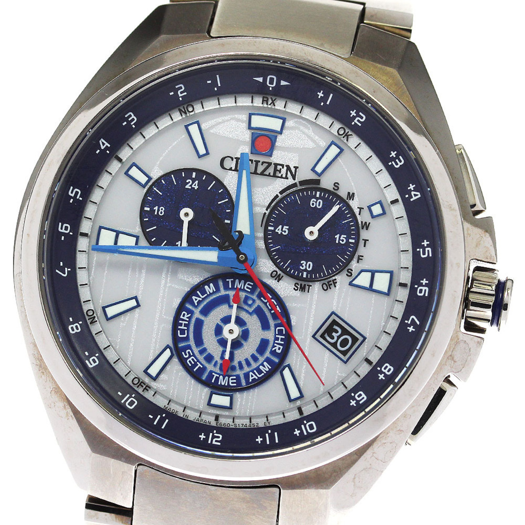 ☆良品 【CITIZEN】シチズン アテッサ スターウォーズ R2-D2 E660-S126991 ソーラー電波 メンズ_736036【ev15】