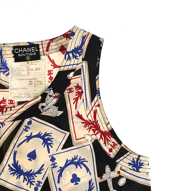 CHANEL シャネル 総柄タンクトップ 42 タンクトップ | apsofny.com
